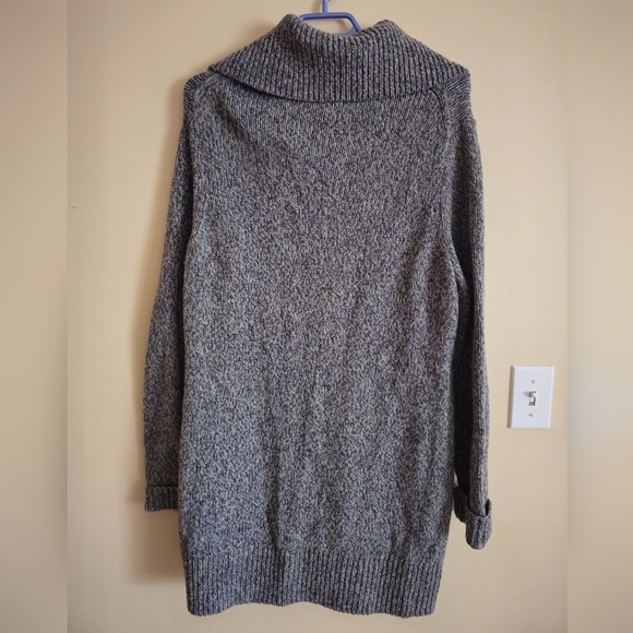 Tommy Hilfiger Gray Button-Up Long Cardigan Sweater Size XL - Picture 5 of 7